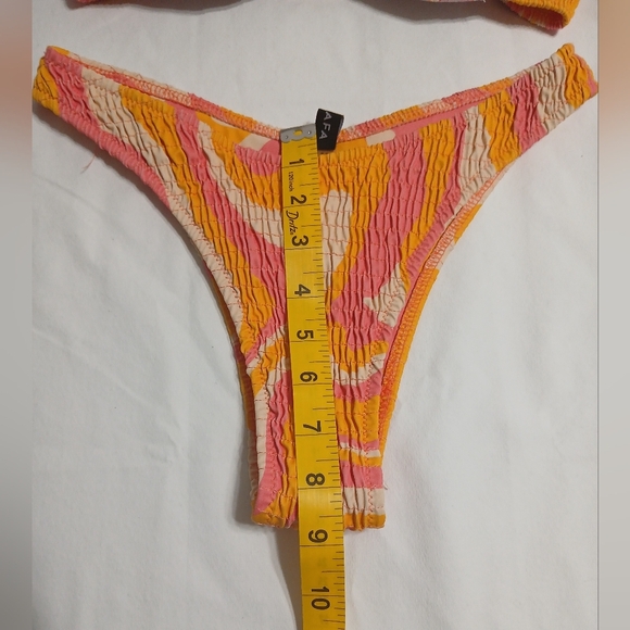 VOLAFA Pink and Orange Swirl Bikini - Picture 10 of 14